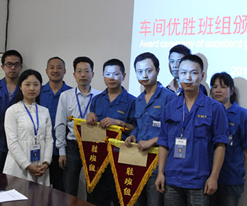推行6SRQA月考评制度，乐动在线官网车间管理水平再上新台阶